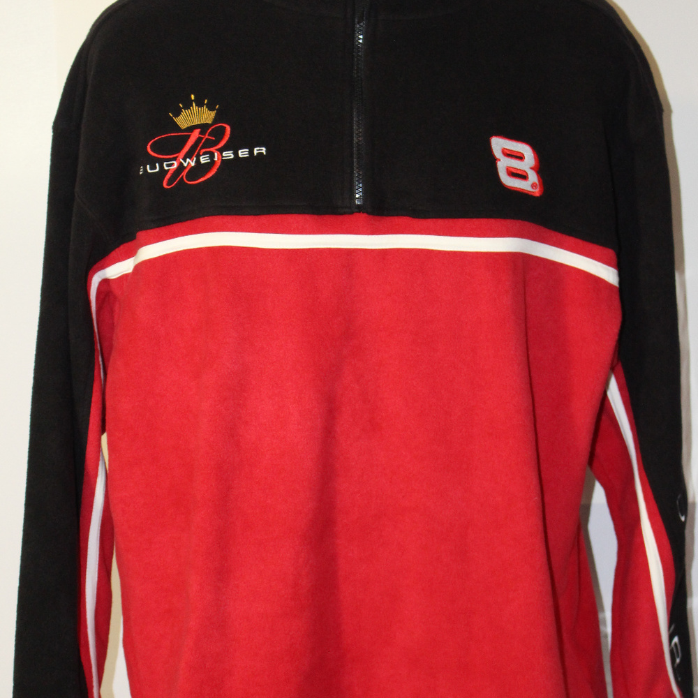 Dale Earnhardt Jr. Fleece Pullover Size Large